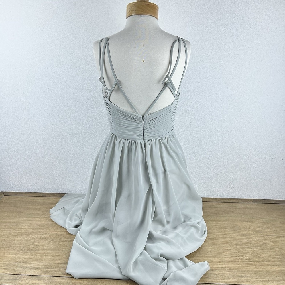 Sorella Vita Long Formal‎ Dress Bridesmaid Dress Party Dress Sea Glass Sz 10 - Picture 3 of 16